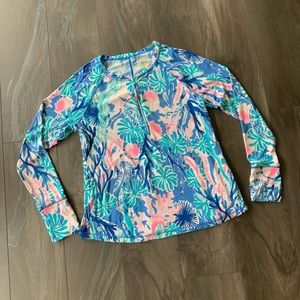 Lilly Pulitzer luxletic sunguard multi jet stream